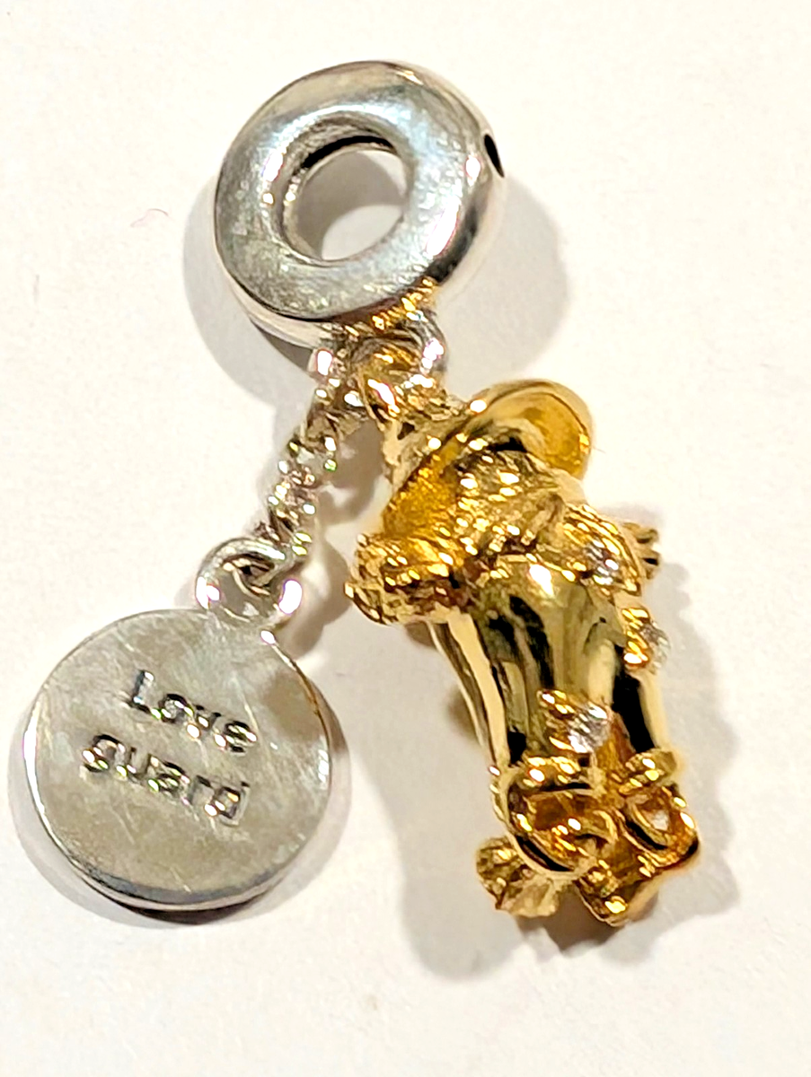 Pandora Charm, SHINE Guardian Scarecrow Dangle, #767629CZ, 14K