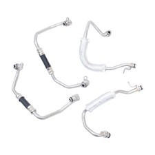 4pcs Turbo Charger Coolant Hose Line Kit For Bmw 335i Xdrive 335is 335xi 335is