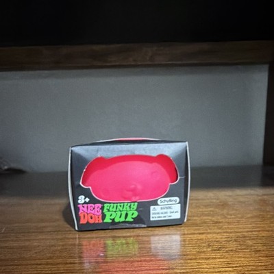 Schylling Nee Doh Funky Pup Tactile Squeeze Toy Pink Ages 3-4