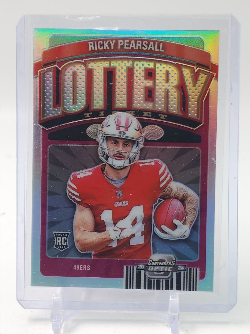 RICKY PEARSALL 2024 CONTENDERS OPTIC ROOKIE LOTTERY TICKET PRIZM RC Q0358