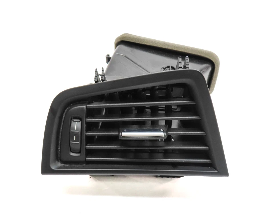 2015 BMW 535D (F10) FRONT LEFT DRIVER DASH HEAT AIR AC HVAC VENT (Black) - Image 2 of 4