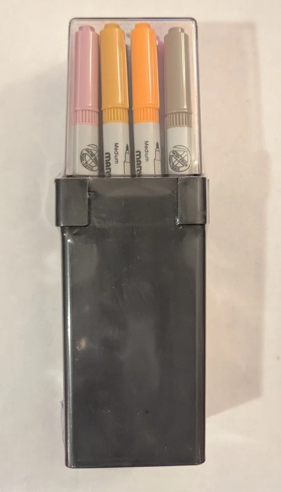 Uchida 1314-12G Artwin Double-Ended Bullet-Tip Markers, Colors 73-84, Set of 12 - Image 4 of 4