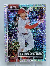 2026 Topps Series 1 Celebration Willson Contreras Confetti Card #180 Cardinals