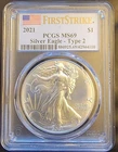 2021 Type 2 American Eagle PCGS MS69 FS Bullion-0.999 Silver 1 Oz Ounce Art Coin