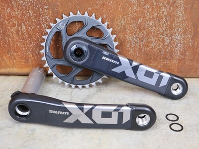 SRAM X01 EAGLE DUB BOOST KURBELGARNITUR 32T / 170 MM   CARBON LUNAR / MTB 12-FAC