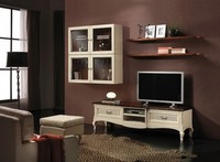 Wohnwand Set 7Tlg. Wohnzimmer Rtv Vitrine Regal Modern Garnitur Gruppe Holz Neu