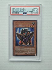 Yugioh DB1-DE097 Big Shield Gardna Ultra Rare DEUTSCH PSA 10 GEM MT 2004