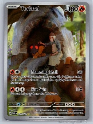 Torkoal Illustration Rare SV06: Twilight Masquerade Holo 172/167 NM - Image 1 of 3