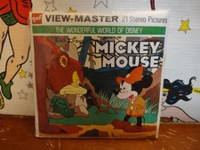 View-Master Disney's Mickey Mouse - 3 reel Packet B528 With Booklet