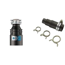 InSinkErator Badger 5XP Garbage Disposal + Dishwasher Connector Kit 1/2HP
