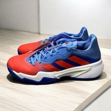 Adidas Barricade Clay Tennis Shoes Lucid Blue / Solar Red HQ8424 Men Sz 7.5 NEW