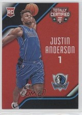2015 Panini Totally Certified Rookies Mirror Red 53/149 Justin Anderson #169 e5r