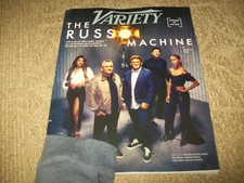 NOVEMBER 2022 VARIETY MAGAZINE THE RUSSO MACHINE MARVEL DIRECTOR NOVEMBER 2,2022
