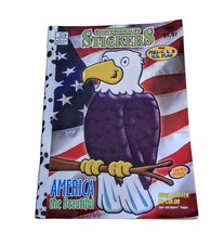 Vintage America the Beautiful Coloring Sticker Book Dalmatian Press.