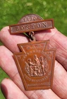 Civil War US Soldier Veteran Badge 1890 Boston Encampment Pennsylvania GAR