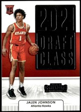 2021-22 Panini Contenders #20 Jalen Johnson 2021 Draft Class Rookie E1