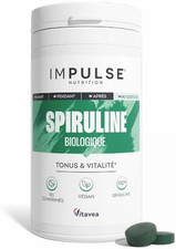 Spiruline Bio - 100% Pure - Energie, Fer & Antioxydant - Phycocyanine Puissante