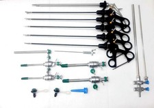 ADDLER LAPAROSCOPIC 5MMX330MM ENDOSCOPY SURGERY SET SURGICAL INSTRUMENTS 16PC