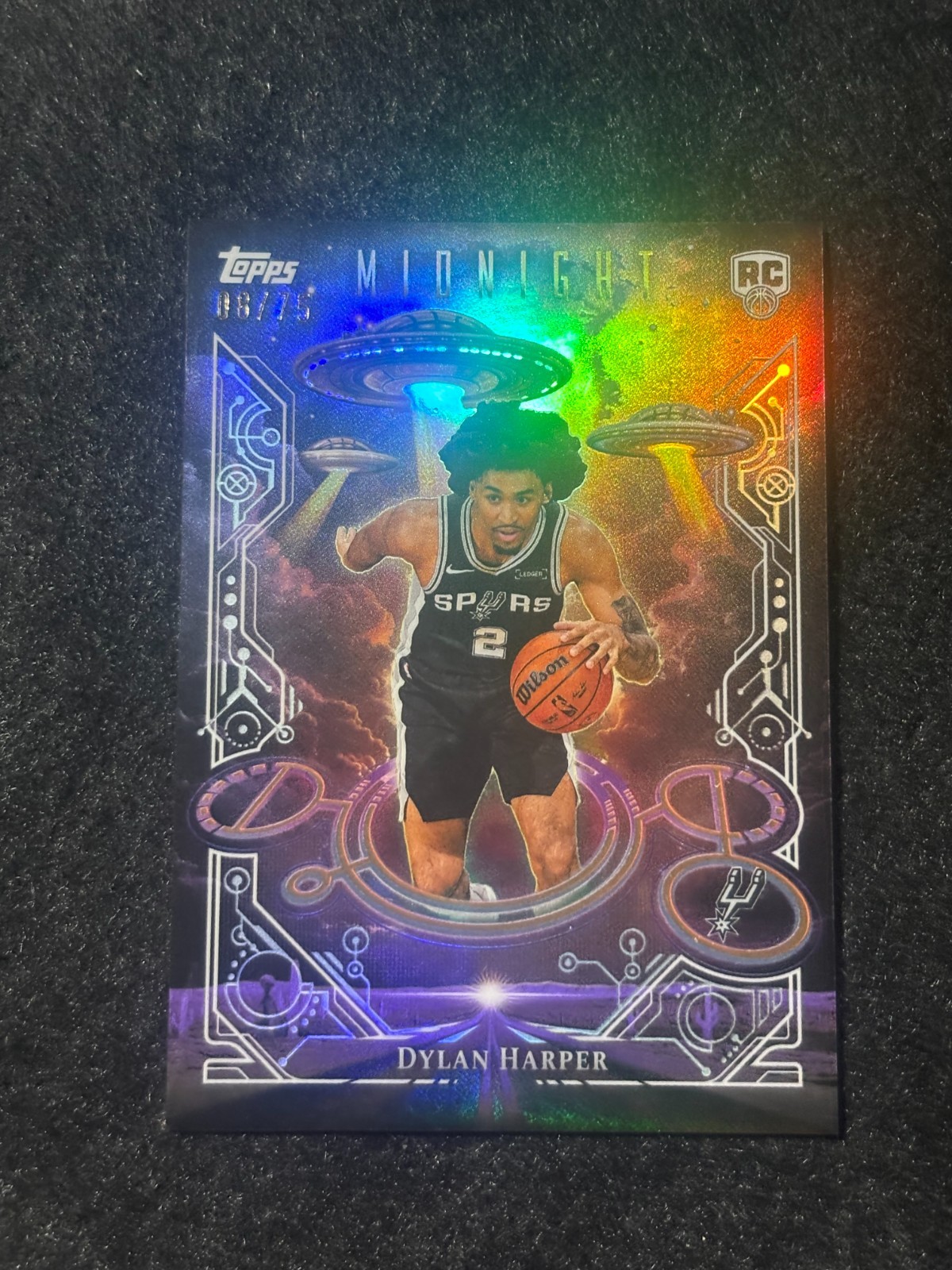 2025-26 Topps Midnight - Daydreamers Dylan Harper #DD-17 Dusk /75 (RC)