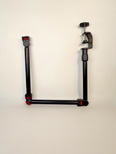 Overhead Camera Mount Desk Stand, 3-Section Flexible Detachable Articulating Arm