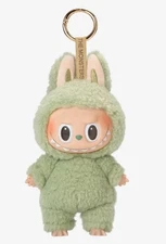 AUTHENTIC POP MART  The Monsters Exciting Macaron Vinyl Pendant - Green Grape