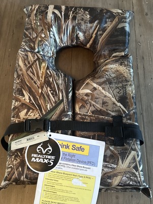 SJK Type II Realtree Life Vest Max 5 Camouflauge (Adult)