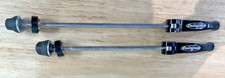 Hope Quick Release Skewers Old Style - Black set good condition 135  170mm