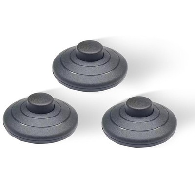 3 Pcs Floor Lamp Foot Switch Durable & Sturdy Construction W/ User Friendly Easy