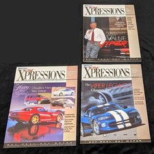 1995-1996 Mopar Xpressions Magazines Dodge Viper Rt10 Gts Indy 500 Pace Car V10