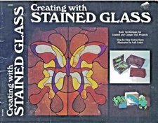 Vtg STAINED GLASS Art Guide Book Creating With James E. Gick Publishing 1976 USA