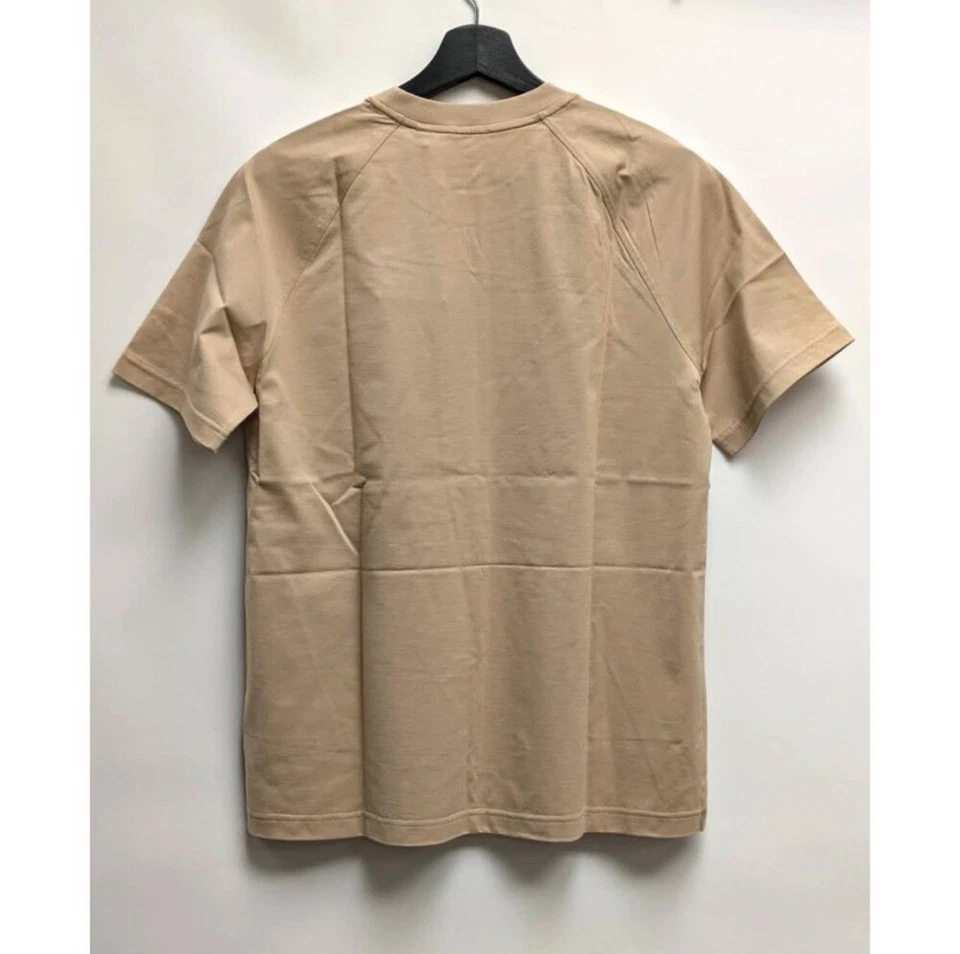 Camiseta Burberry Feminina Margot Logotipo Caixa Macia Castanho Tamanho Pequeno $480 Novo com etiquetas - Imagem 3 de 4