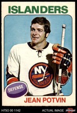 1975 O-Pee-Chee NHL #36 Jean Potvin Islanders 7 - NM