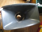 Vtg PA Loud Speaker Horn 22 x 16 Hard Plastic Shell From a Military Home Nice! — photo 1