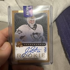 2013-14 The Cup Auto Rookie #98 Jeff Zatkoff /37 Pittsburgh Penguins