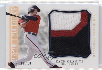 2018 Panini National Treasures Holo Gold 8/10 Zack Granite #CRM-ZG RC 6fs