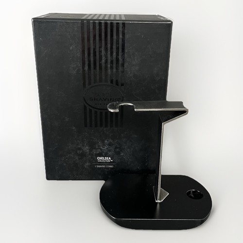 The Art of Shaving Chelsea Collection Shaving Stand Cast Metal - Silver Black