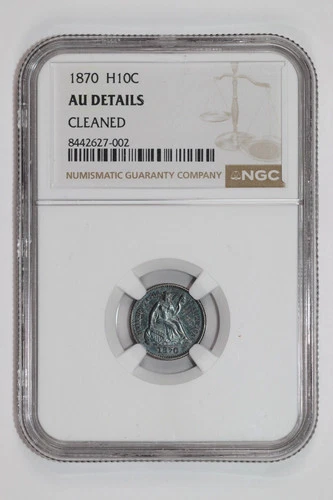 1870-P Seated Liberty Half Dime — photo from another recent sale