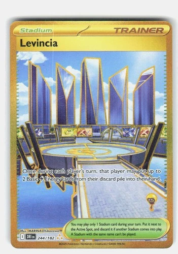 Levincia Holo Hyper Rare SV10: Destined Rivals 244/182 NM