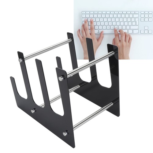 (Black)Keyboard Display Stand 3 Tier Acrylic Mechanical Keyboard Storage Stand - Afbeelding 3 van 12