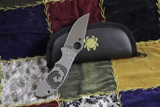 Spyderco Carpenter Foundry C160P Folding 3.33" CTS-XHP Pocket Knife