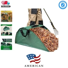 Reusable 30 Gallon Leaf Collector with Easy-Fold Design - Ideal for Gardens