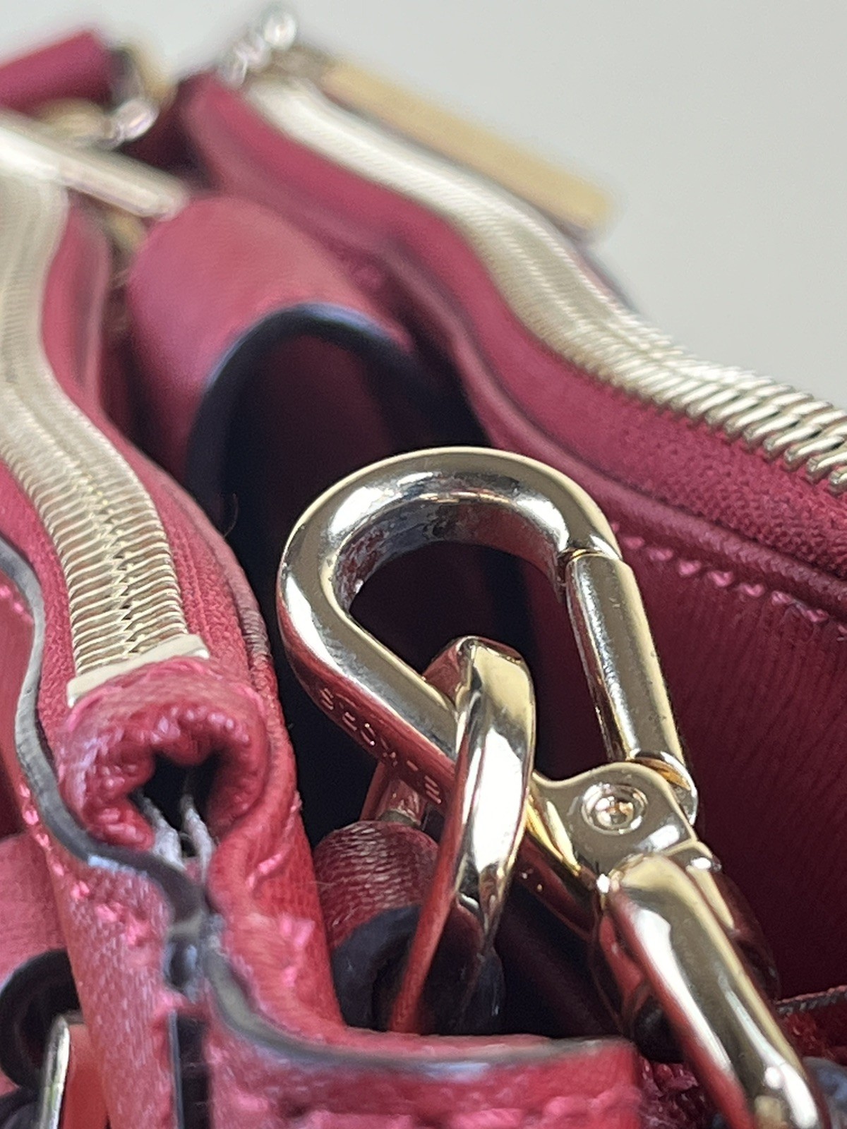 Michael kors SUTTON Red Cherry Medium Satchel Saf… - image 10