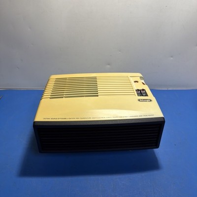 Vintage DeLonghi TU02 Portable Electric Fan Heater Made In Italy Working