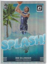 2024-25 Donruss Optic ROB DILLINGHAM Minn Rookie Silver Prizm Splash! Insert #8