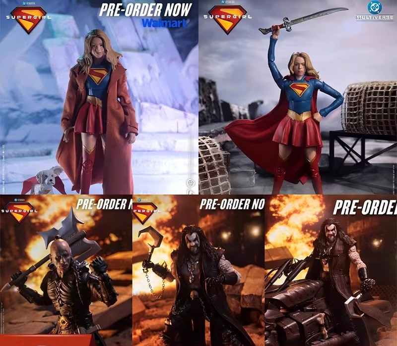 In Stock McFarlane Supergirl Movie Lobo Supergirl Villain 1/10