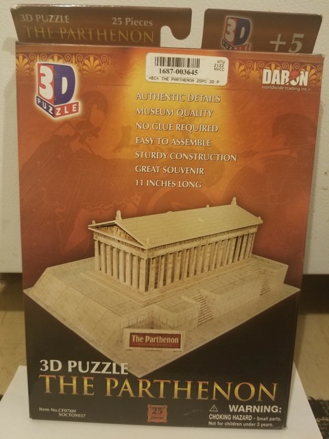 parthenon 3d puzzle