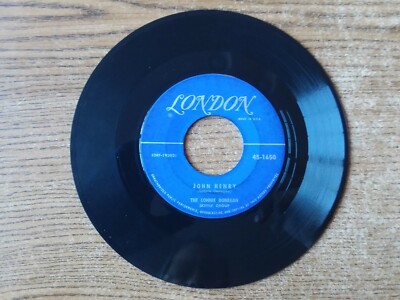 1956 VERY GOOD+LONNIE DONEGAN-Rock Island Line/ JOHN HENRY 1650 45