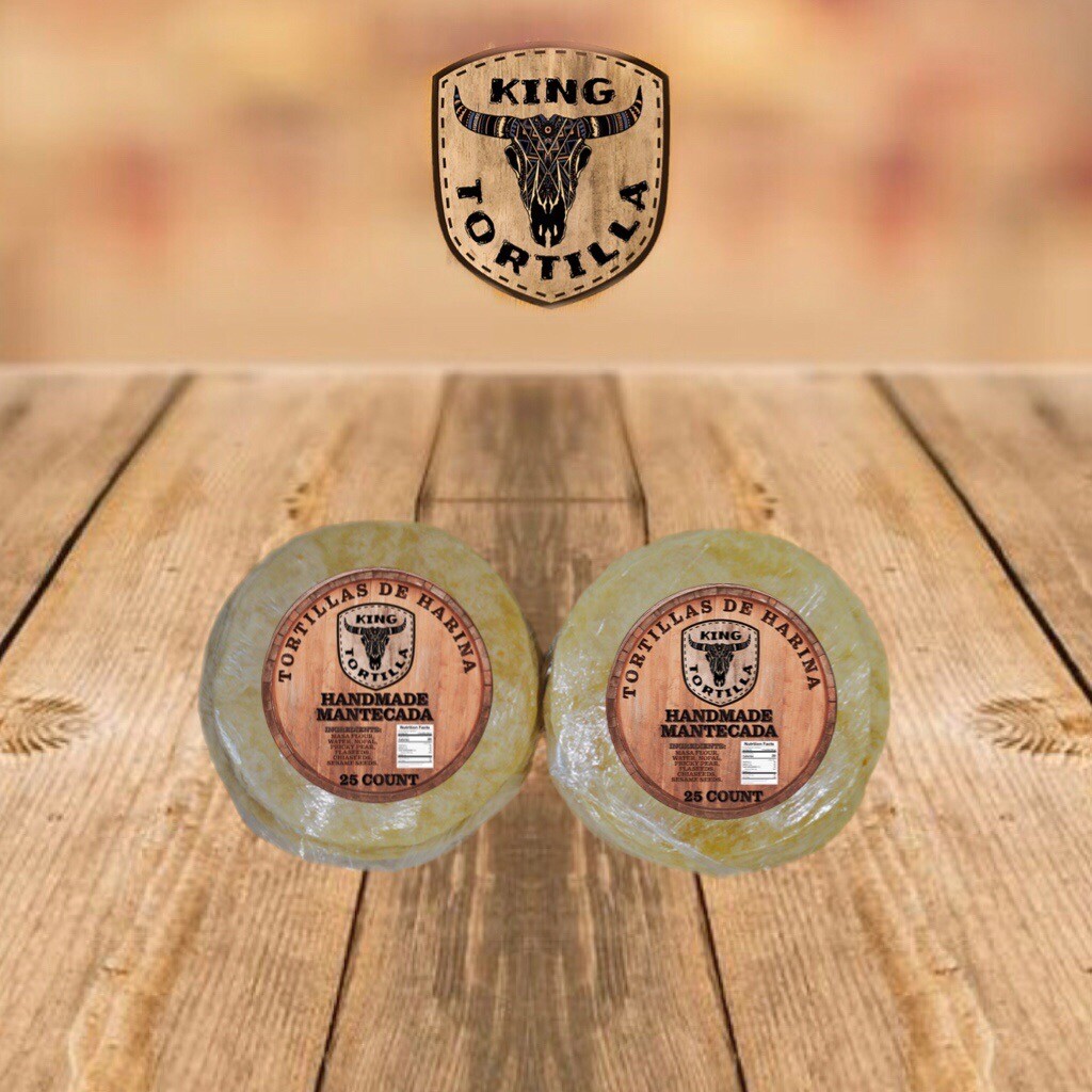 Tortillas de harina King Tortilla 2 pack de 25 tortillas cada una Total 50