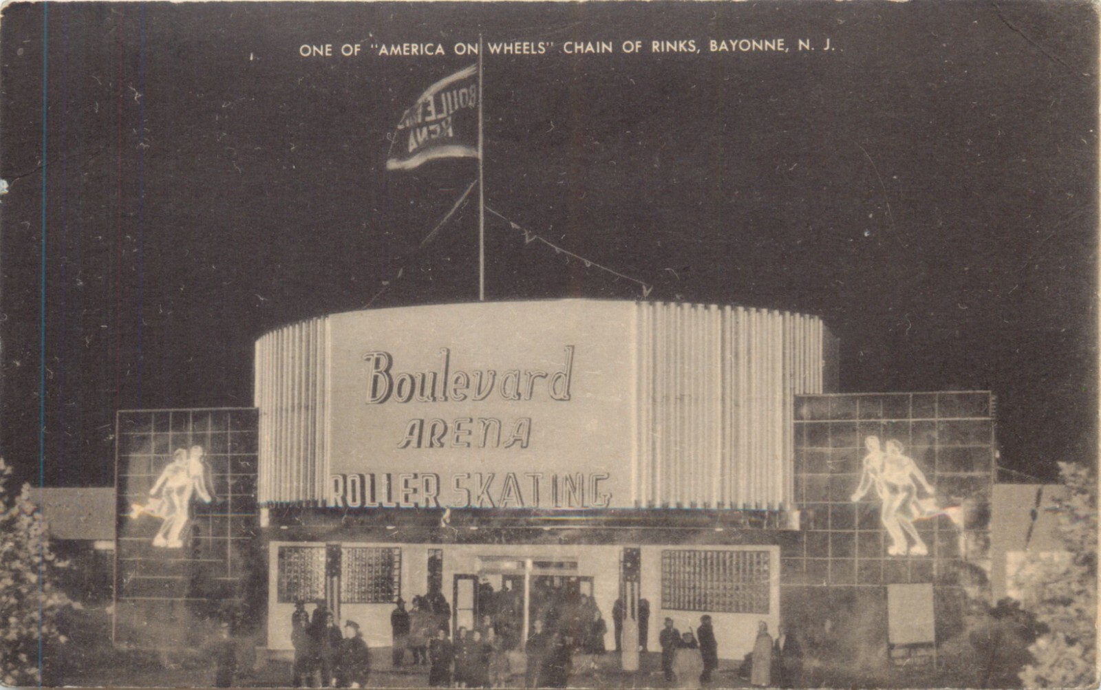 A View Of The "Boulevard Arena", Roller Skating Rink, Bayonne, New