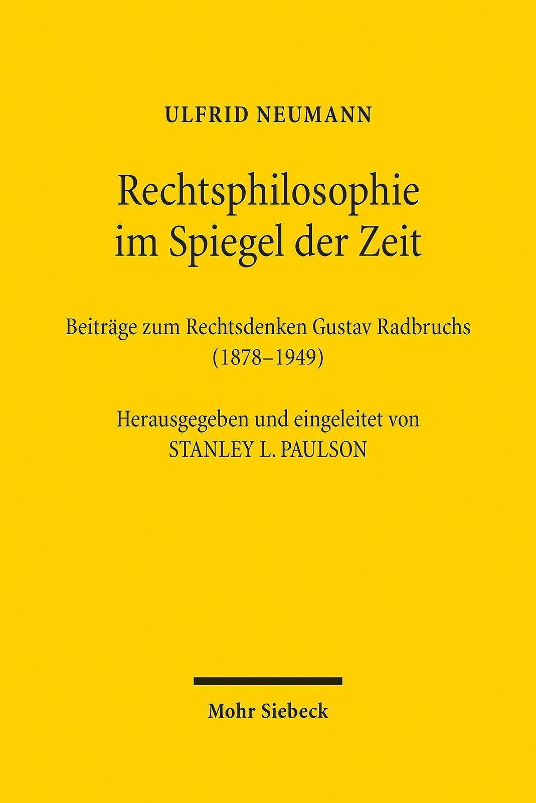 Thumbnail - Rechtsphilosophie Spiegel Der Zeit | Ulfrid Neumann | Buch | Viii |
